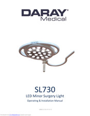 DARAY SL730LC Operating & Installation Manual
