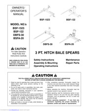 FARM STAR DBFS-30 Owner's/Operator's Manual