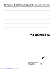 Dometic DX Remote & Self-Contained A/C Installation And Operation Manual