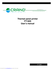 Craind Impianti FT190S User Manual