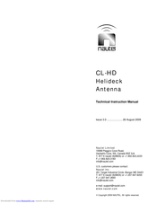 Nautel CL-HD Technical Instruction Manual