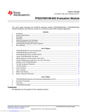 Texas Instruments TPS2378EVM-602 User Manual