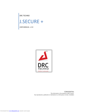 DRC Techno J.SECURE + User Manual