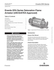 Emerson Enardo DFA Series Instruction Manual
