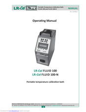 LR-Cal FLUID 100 Operating Manual