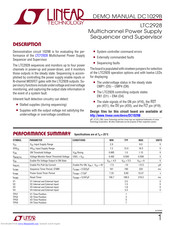 Linear Technology LTC2928 Quick Start Manual