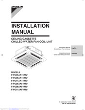 Daikin FWG08AAFNMV1 Installation Manual