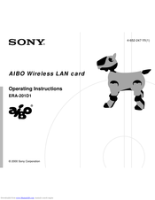 Sony AIBO ERA-201D1 Operating Instructions Manual