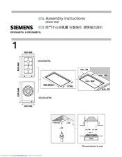 Siemens ER326AB70L Assembly Instructions