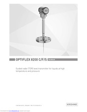 KROHNE OPTIFLEX 8200 C Handbook