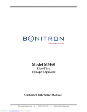 bonitron M3460 Reference Manual