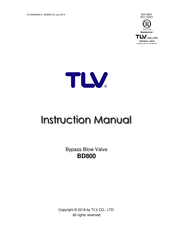 TLV BD800 Instruction Manual
