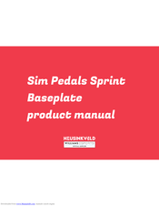 Heusinkveld Sim Pedals Sprint Baseplate Product Manual