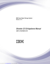 IBM Slicestor 2212A Appliance Manual