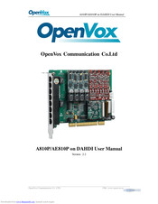 OpenVox AE810E User Manual