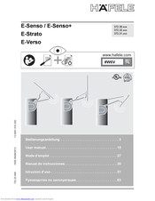 Hafele E-Senso+ User Manual