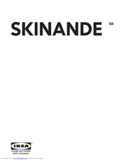 Ikea SKINANDE Manual