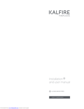 Kalfire W105/47T Installation And User Manual