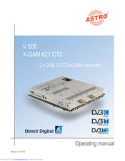 ASTRO V 506 X-QAM 621 CT2 Operating Manual