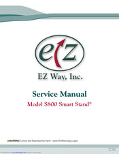 EZ Way Smart Stand S800PN Service Manual