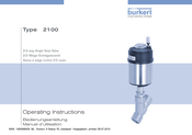 Burkert 2100 series Operating Instructions Manual
