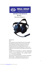 Regal Group WH-H43 Instruction Manual