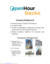 Open Hour GECKO Manual