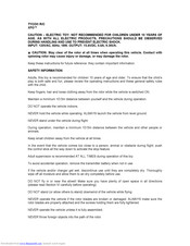 Tyco R/C XFO Instructions Manual