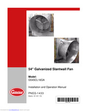Cumberland G54SCL16GA Installation And Operation Manual