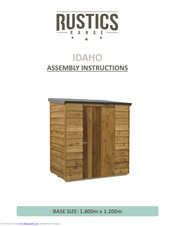 Rustic Idaho Assembly Instructions Manual