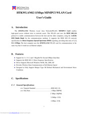 HighTek Harness Group HTKWLAN02 User Manual