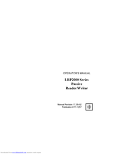 EMS LRP2000 Series Operator's Manual