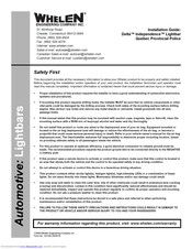 Whelen Engineering Company Delta Independence Installation Manual