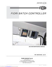 Fiori BATCH CONTROLLER Use And Maintenance Manual
