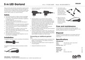 North Light WX-LED44-60WW-10-1 Instruction Manual
