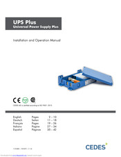 Cedes UPS Plus Installation And Operation Manual