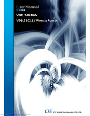 CTC Union VDTU2-R240W User Manual