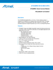 Atmel ATSAMR21 Preliminary Data Sheet