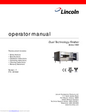 Lincoln 1960 Series Operator's Manual
