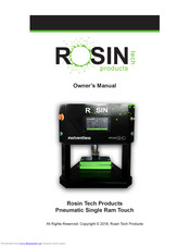 Rosin Tech Pro Touch Owner's Manual
