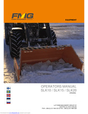 FMG SLK15 Operator's Manual
