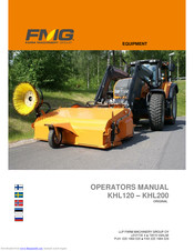 FMG KHL160 Operator's Manual