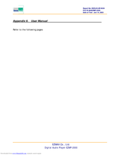 EZMAX Co., Ltd. EZMP-2000 User Manual
