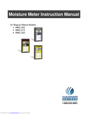 Wagner Meters MMC 210 Instruction Manual