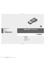 Bosch GLM 150 C Manuals | ManualsLib