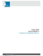 IDENTEC SOLUTIONS i-Q350 RCM SensorSMART Installation And Operation Manual