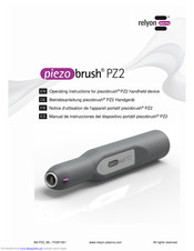 Relyon plasma piezobrush PZ2 Operating Instructions Manual