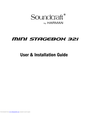 SoundCraft mini Stagebox 32i User's Installation Manual
