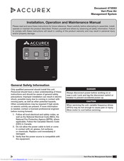 Accurex Vari-Flow Installation, Operation And Maintenance Manual