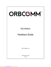 ORBCOMM OGi Hardware Manual